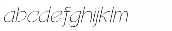 Signate Grotesk Thin Italic