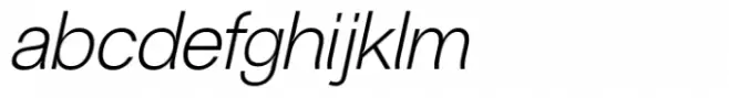 Silver Archer Light Italic