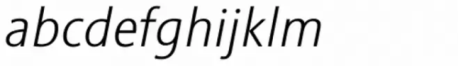 Sinova Std Light Italic