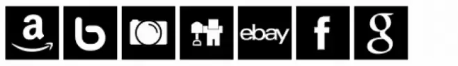 Social Networking Icons Square