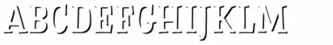 Sofa Serif Hand Mono Shadow 2