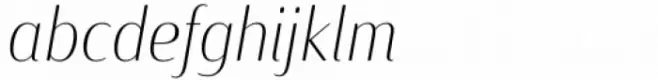 Solitas Contrast Norm Thin Italic
