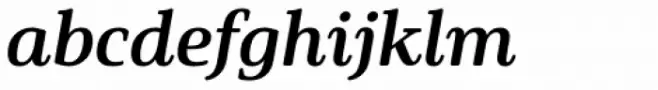 Solitas Serif Ext Bold Italic
