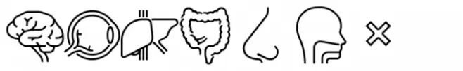 Square Line Icons Medical 2 Regular