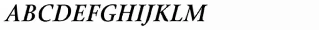 Stone Print Italic SC