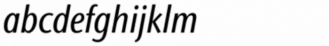 Stone Sans II Pro Condensed Medium Italic