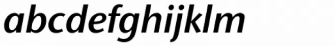 Stone Sans II Pro SemiBold Italic