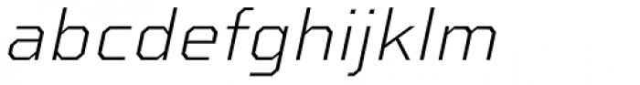 Sweet Square ExtraLight Italic