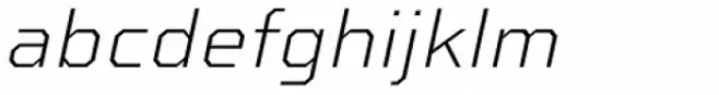 Sweet Square Pro ExtraLight Italic