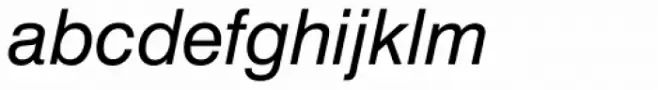 Swiss 721 WGL Italic
