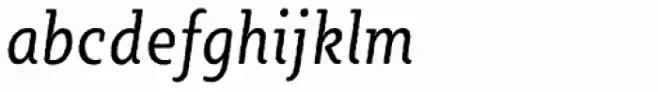 Sybilla Rough Pro Condensed Book Italic