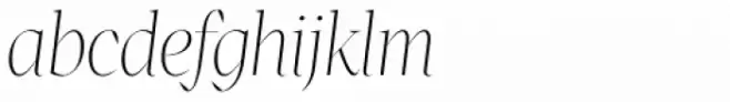 Tabac Big Thin Italic