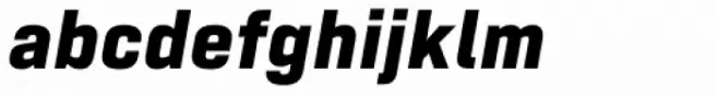 Tamba Sans XBold Italic