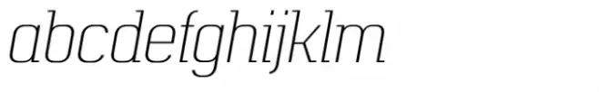 Telephone Light Italic