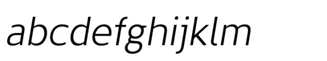 The Main Light Italic