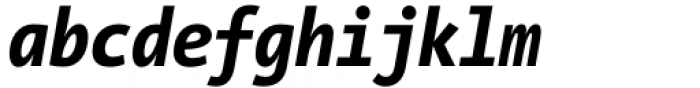 The Sans Mono Condensed ExtraBold Italic