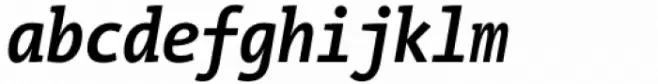 TheMix Mono Condensed Bold Italic