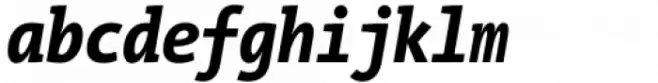 TheMix Mono Condensed ExtraBold Italic