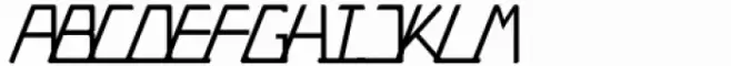 Trapezoidal Italic