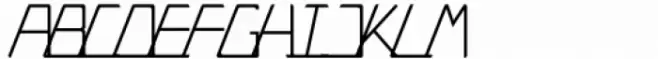 Trapezoidal Light Italic