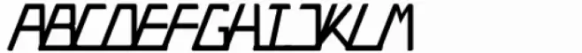 Trapezoidal Medium Italic
