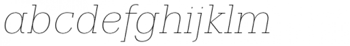 Trivia Slab Hairline Italic