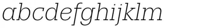 Trivia Slab Light Italic