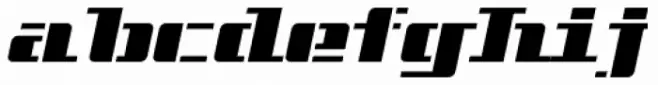 Tsikot 200 Stencil Italic