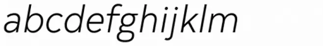 Typold Condensed Light Italic