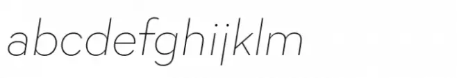 Unicore Thin Italic