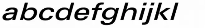 Univers Next Pro 541 Extended Medium Italic
