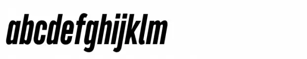 Upstanding Extra Bold Italic