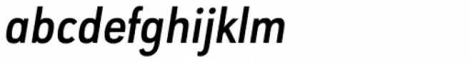 URW Geometric Condensed Semi Bold Oblique