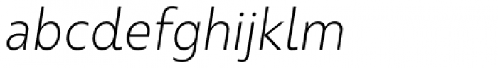 Urbani Light Italic