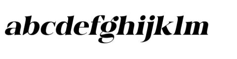 Valdo Extra Bold Italic
