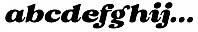 Valverde Rounded Black Italic