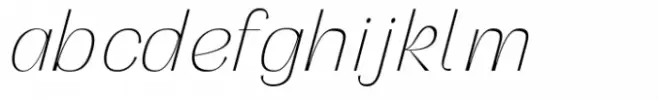 Varent Grotesk Thin Italic