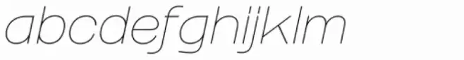 Vedo Thin Italic