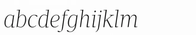 Velino Headline Thin Italic