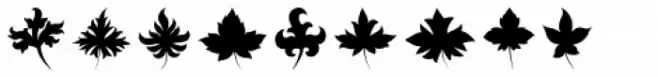 Victorian Leaf Ornaments
