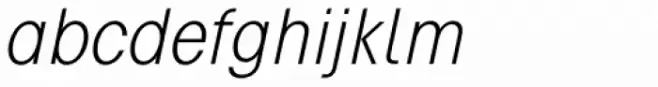 Vikive Condensed Light Italic