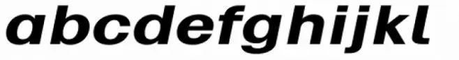 Vikive Expanded Extra Bold Italic