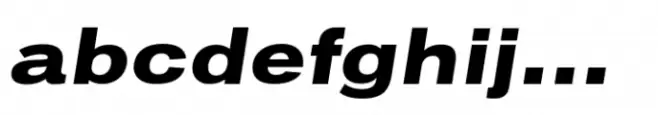 Vonnes Extended ExtraBold Italic