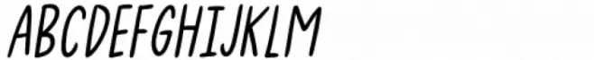 Weekday Mornings Italic