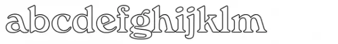 Windsor Bold Outline