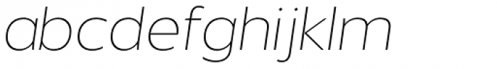 Without Alt Sans ExtraLight Italic