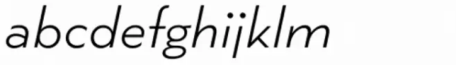 Wright Deco Light Italic