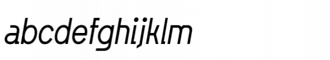 Xaver Grotesk Cond-Italic