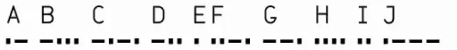 XIntnl Morse De Code
