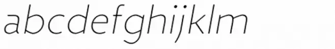 Zigfrid Thin Italic
